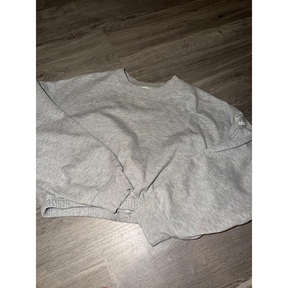 Alo Yoga Devotion Cropped Crewneck Sweatshirt
